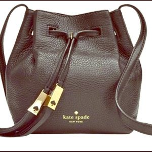 ♠️ Kate Spade ♠️ Black Bucket Bag w/ Tassels